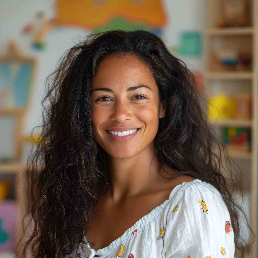 Female, early 40s, African-American appearance.
