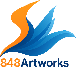 Logo with 848Artworks lettering