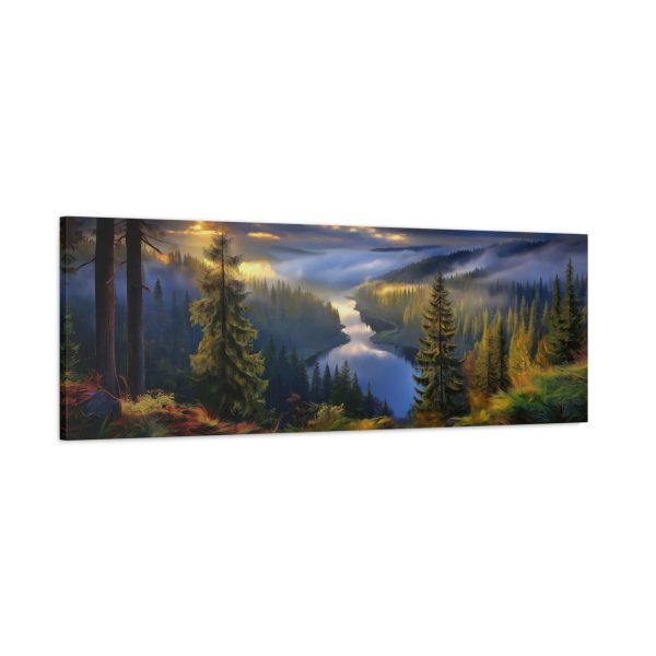 Stretched Canvas Wall Art, Forest Landscape, Home Decor, Gift for Nature Lovers, Living Room, Office Decoration - Image 6