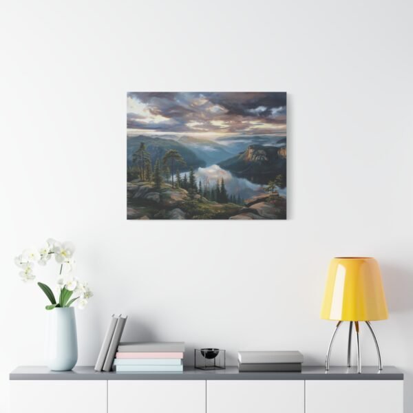 Serene Landscape Canvas Wall Art, Nature Decor, Home Office Art, Artist Print, Christmas Gift, Rustic Wall Decor - Image 7