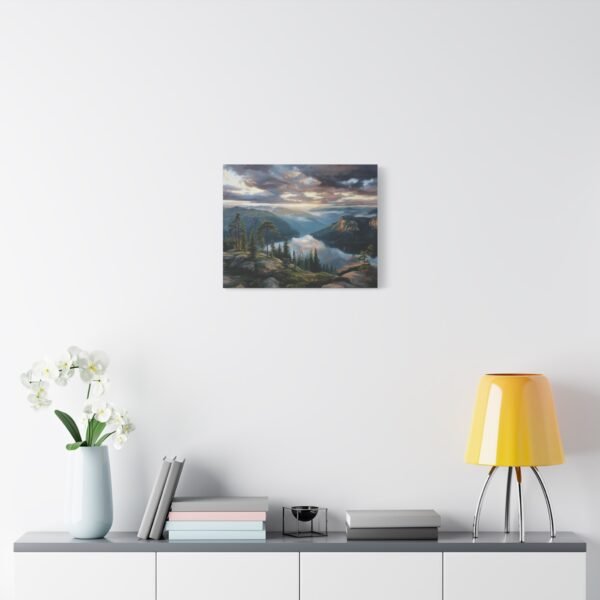 Serene Landscape Canvas Wall Art, Nature Decor, Home Office Art, Artist Print, Christmas Gift, Rustic Wall Decor - Image 5