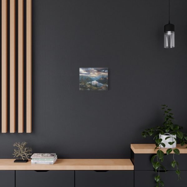 Serene Landscape Canvas Wall Art, Nature Decor, Home Office Art, Artist Print, Christmas Gift, Rustic Wall Decor - Image 4