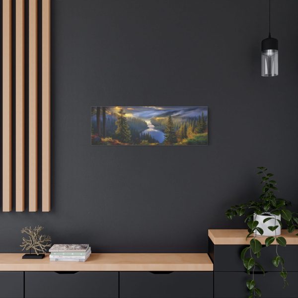Stretched Canvas Wall Art, Forest Landscape, Home Decor, Gift for Nature Lovers, Living Room, Office Decoration - Image 4