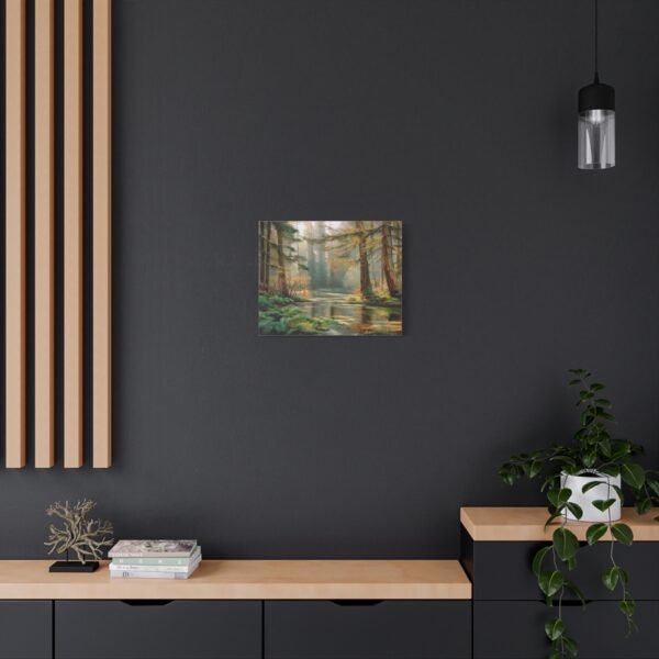 Serene Forest Canvas Wall Art, Nature Decor, Tranquil Home Accent, Wildlife Artwork, Gift for Nature Lovers - Image 6