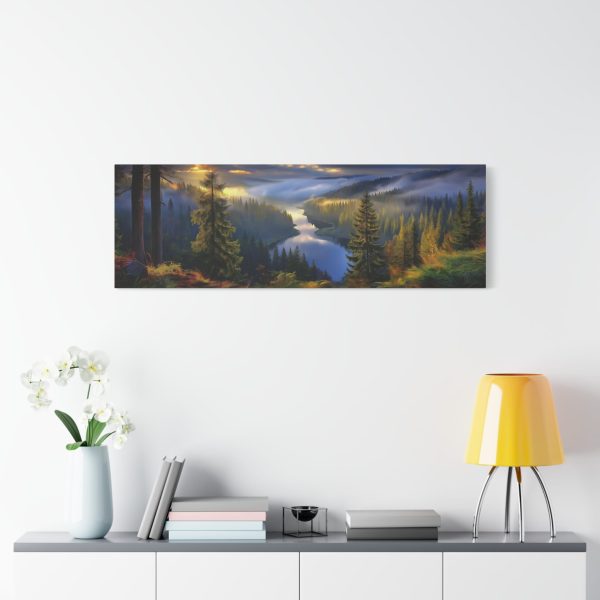 Stretched Canvas Wall Art, Forest Landscape, Home Decor, Gift for Nature Lovers, Living Room, Office Decoration - Image 7