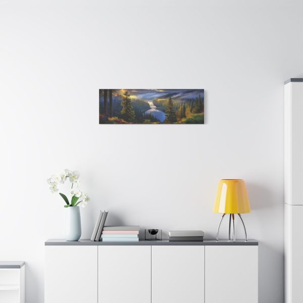 Stretched Canvas Wall Art, Forest Landscape, Home Decor, Gift for Nature Lovers, Living Room, Office Decoration - Image 3