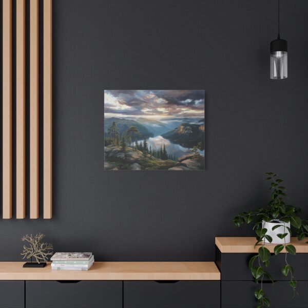 Serene Landscape Canvas Wall Art, Nature Decor, Home Office Art, Artist Print, Christmas Gift, Rustic Wall Decor - Image 8