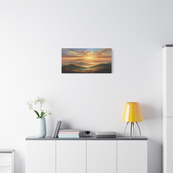 Landscape Canvas Wall Art, Home Decoration, Sunset Art Print, Nature Decor, Gift for Art Lovers, Wall Hanging - Image 7