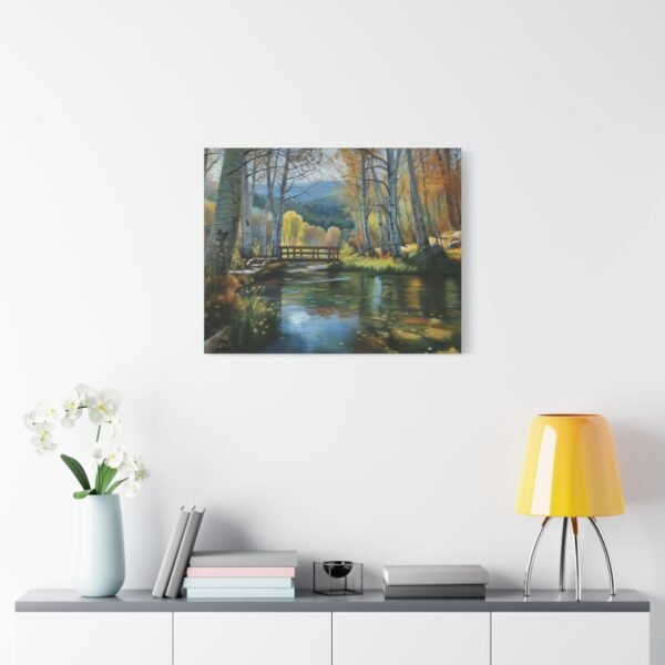 Autumn Landscape Canvas Art, Fall Decor, Nature Artwork, Home Wall Decor, Gift for Nature Lovers, Scenic Wall Art - Image 6